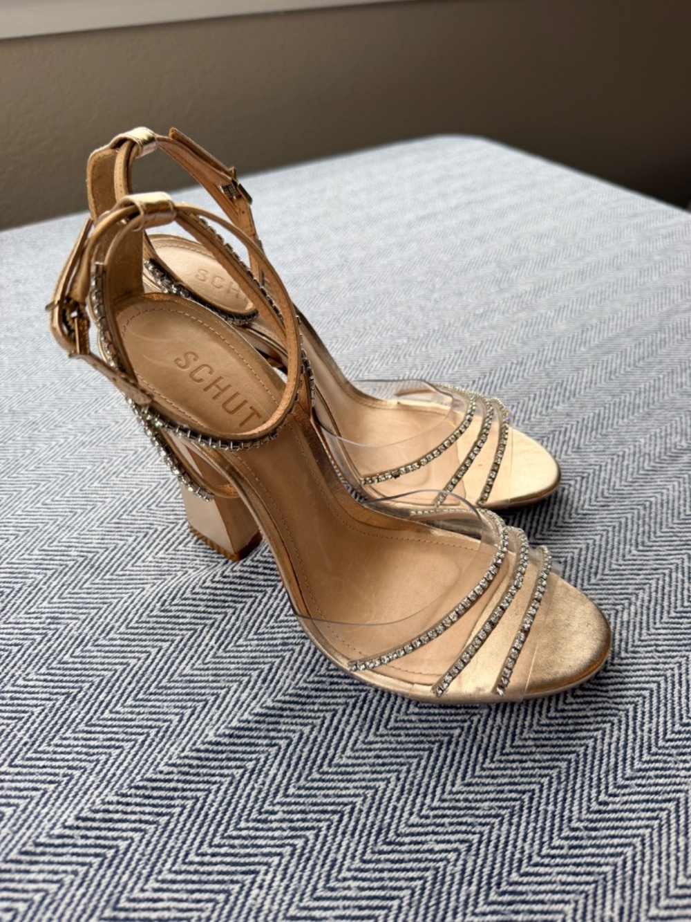 SCHUTZ -  Rhinestone Sandals - Picture 3 of 8